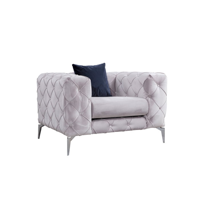 Atelier Del Sofa Silla Alada Gris Claro Atelier Del Sofa Silla Alada Gris Claro